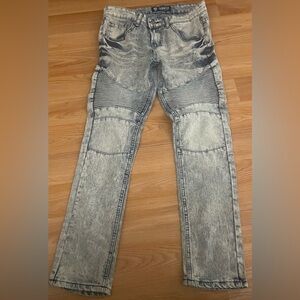 Men’s Encrypted Light Wash denim jeans Size 30/32